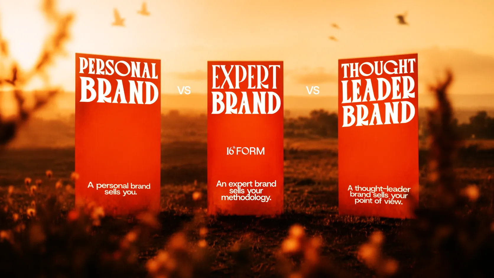 Personal Brand vs Expert Brand vs Thought-Leader Brand: You Are Probably Building the Wrong One