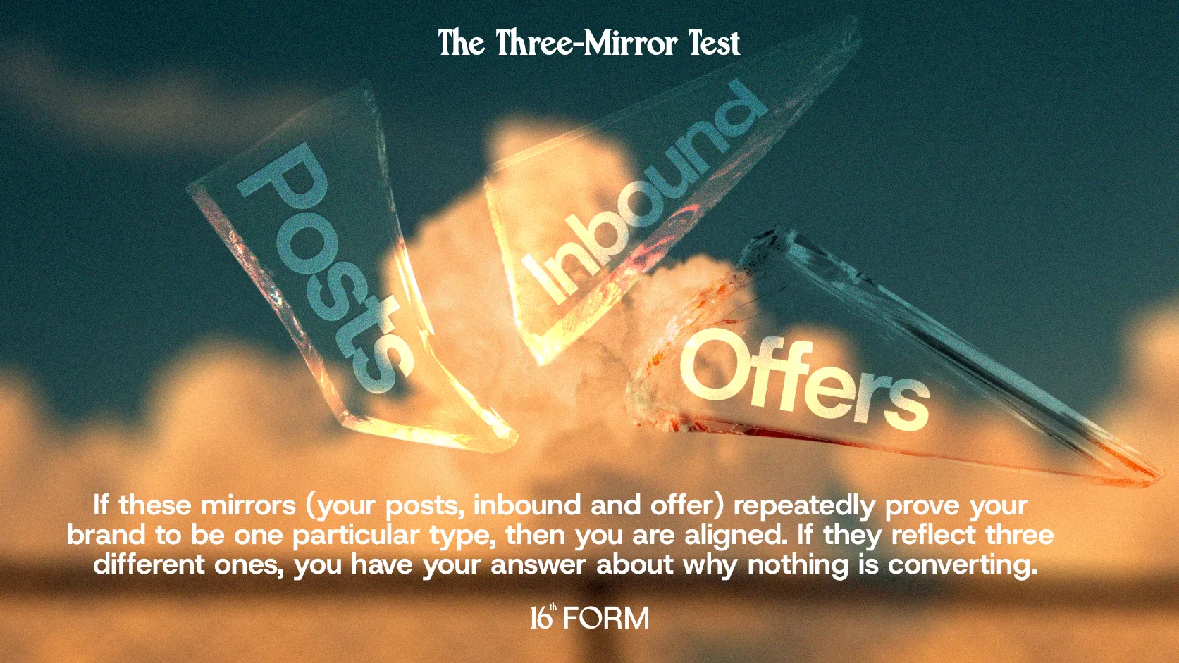 The Three-Mirror Test