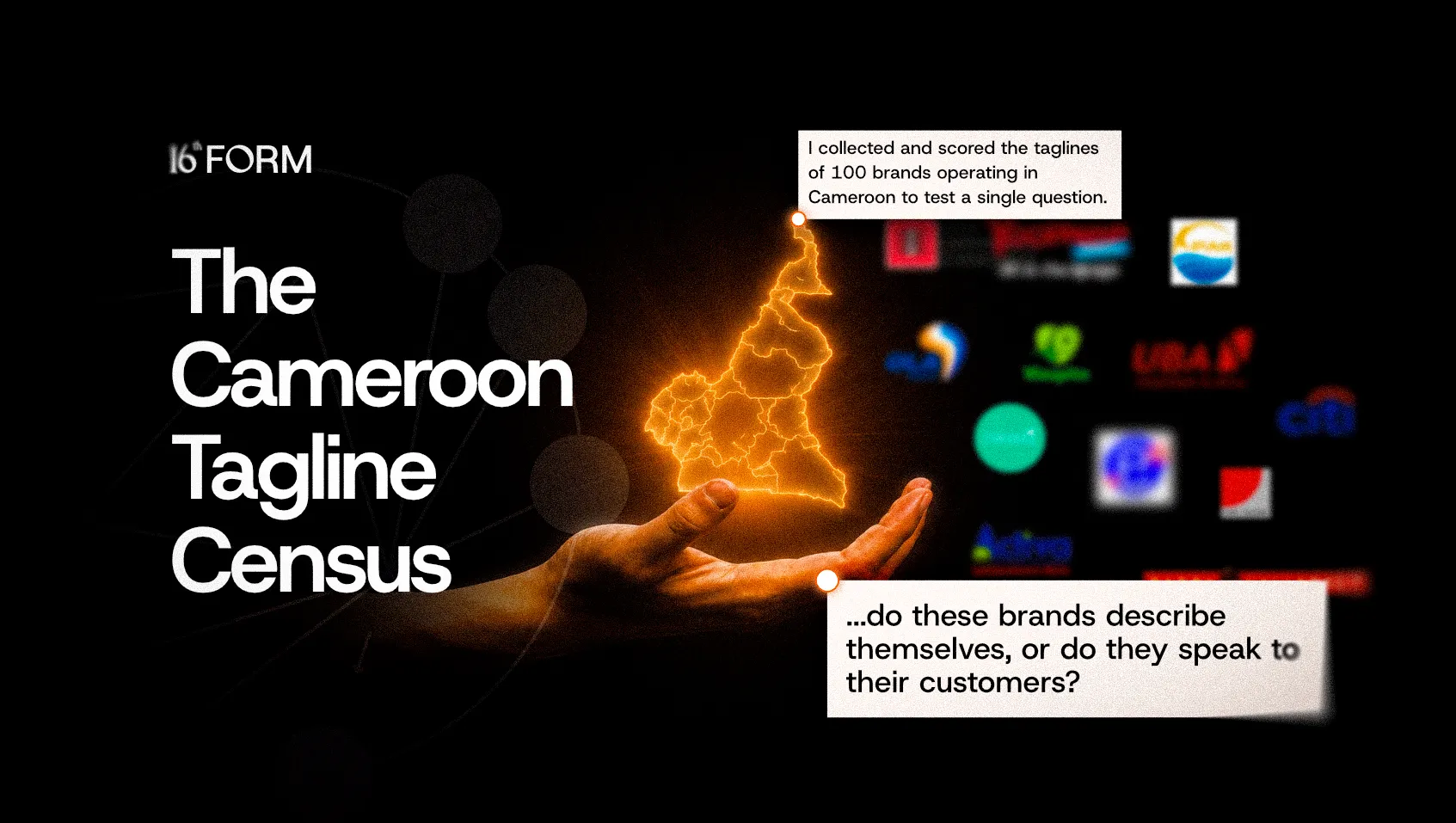 The Cameroon Tagline Census: How 100 Brands Describe Themselves (2026)
