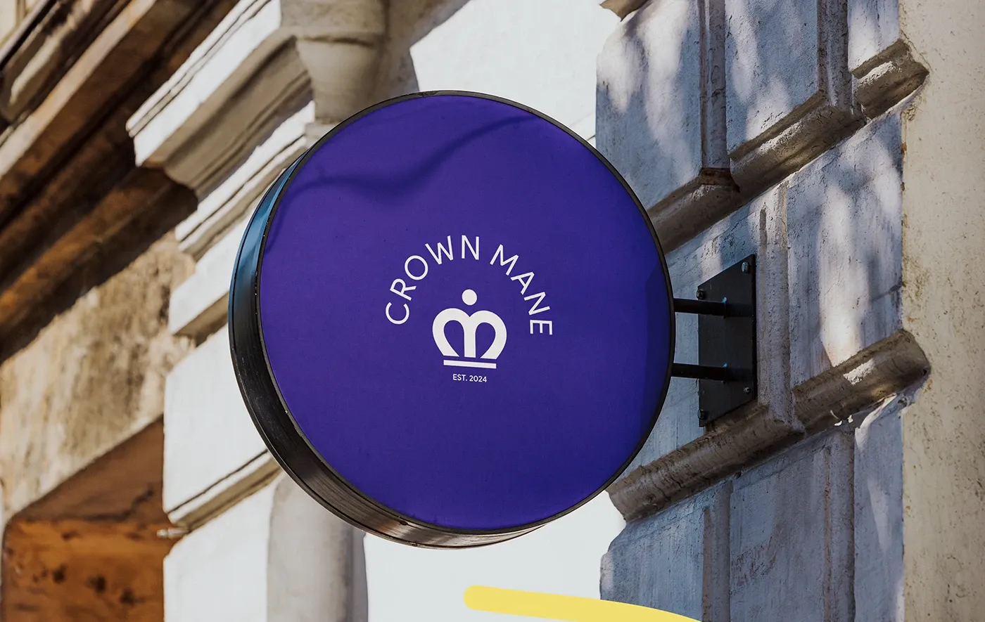 Crown Mane Brand Identity image 12