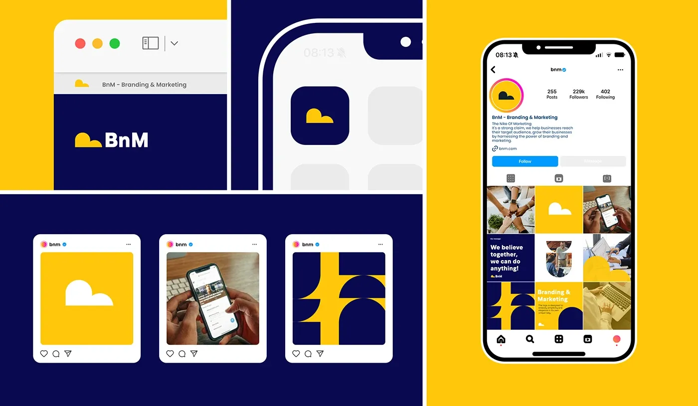 BnM Brand Identity image 6