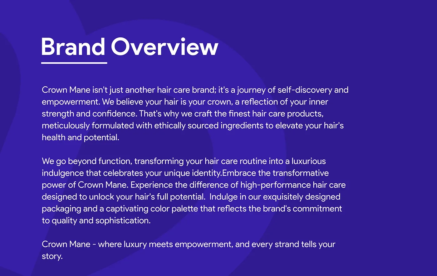Crown Mane Brand Identity image 3